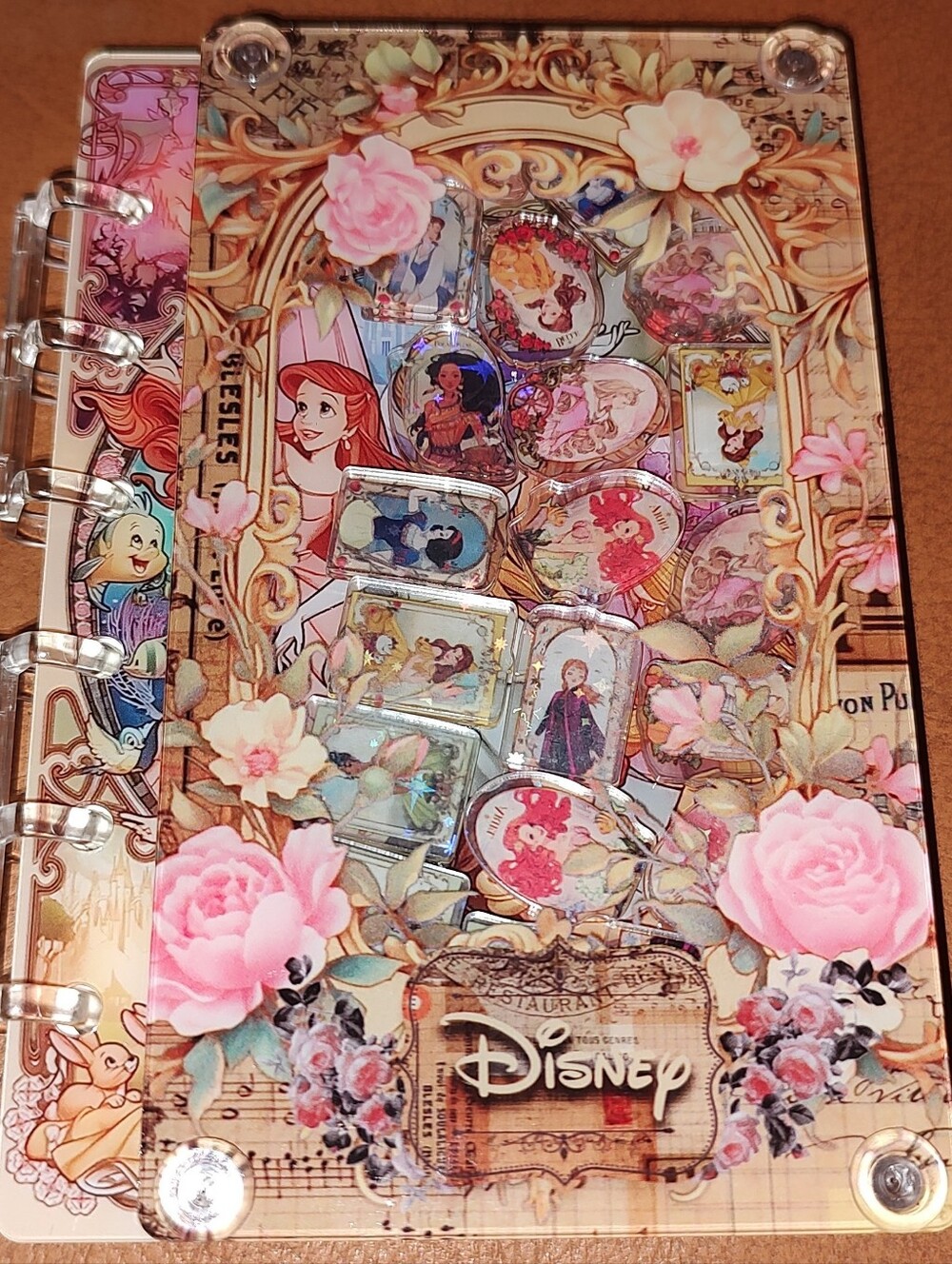 New! A7 Disney Princess Shaker Notebook With Paper